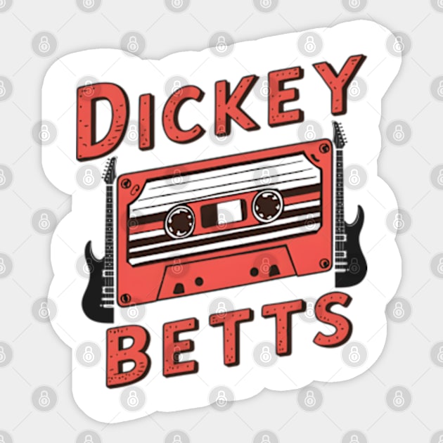 Dickey Betts Sticker by Inktopolis